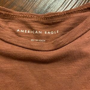 Xs American Eagle women’s orange short sleeve shirt